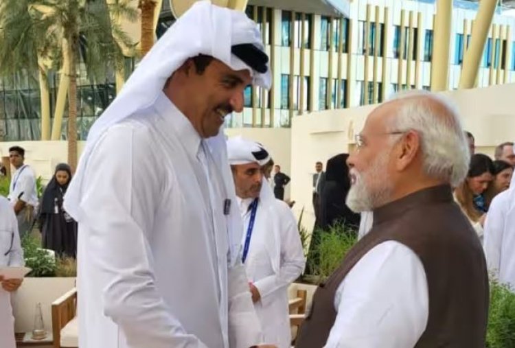 PM मोदी ने कतर के शासक से की मुलाकात, 8 भारतीयों को मिलेगी 'जिदगी'!