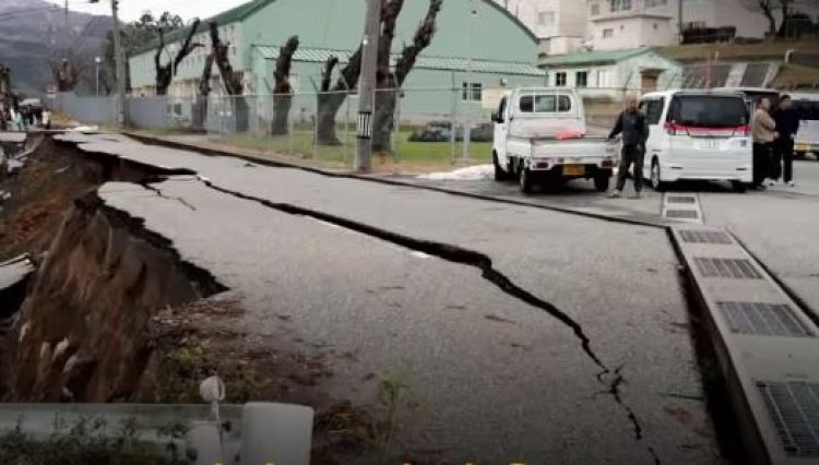 नए साल पर 7.5 तीव्रता का भूकंप, सुनामी का अलर्ट जारी