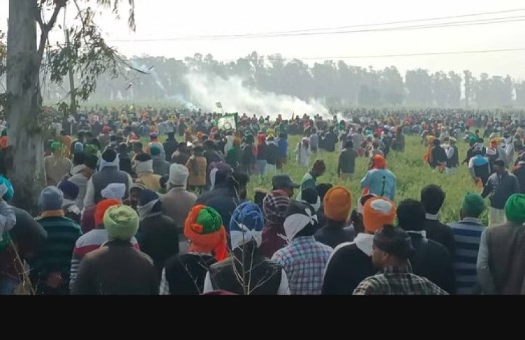 किसान आंदोलन के खिलाफ पुलिस कड़ी कार्रवाही करने पर मजबूर है, किया आवेदन